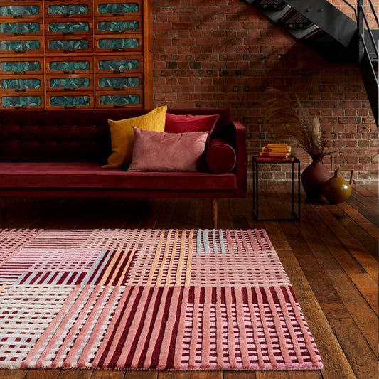 Aspect Red Multi Rug - Love-Rugs