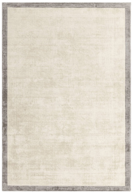 Blade Border Putty / Silver Rug - Love-Rugs