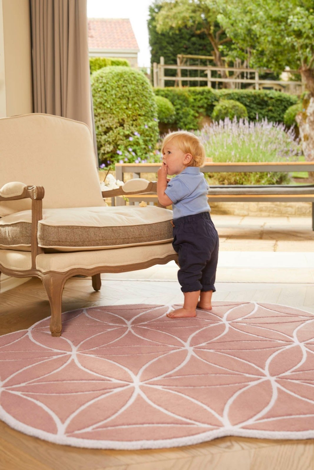 Bloom Blush Round Rug LoveRugs