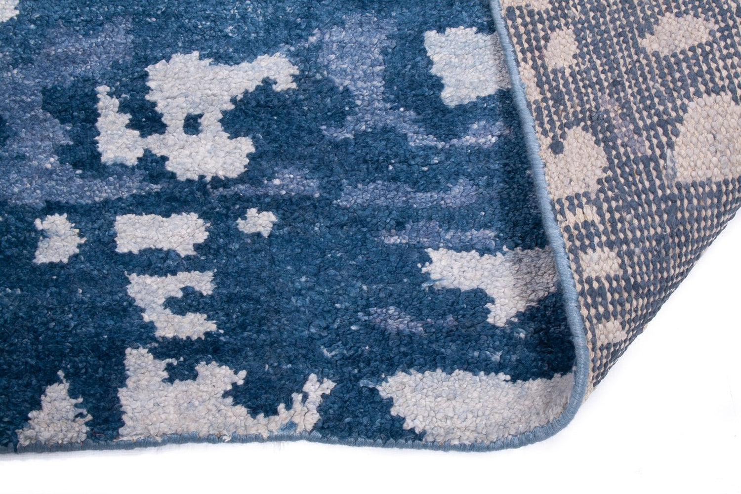 Blue Abstract Rug - Love-Rugs