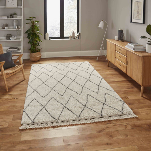 Boho 8280 Cream Grey Rug - Love-Rugs alternate image