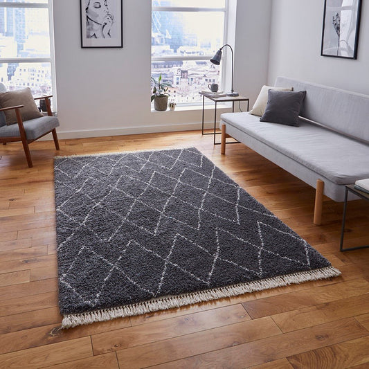 Boho 8280 Grey Rug - Love-Rugs alternate image