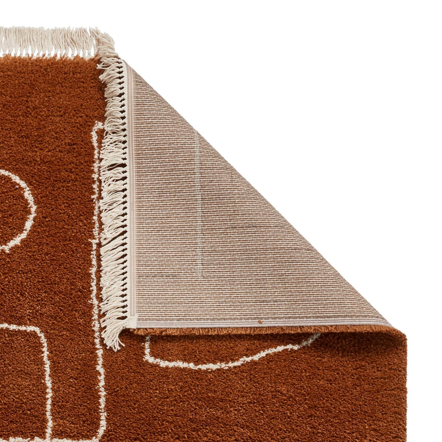 Rust Boho Area Rug Boho A474 Rust Rug – Love-Rugs