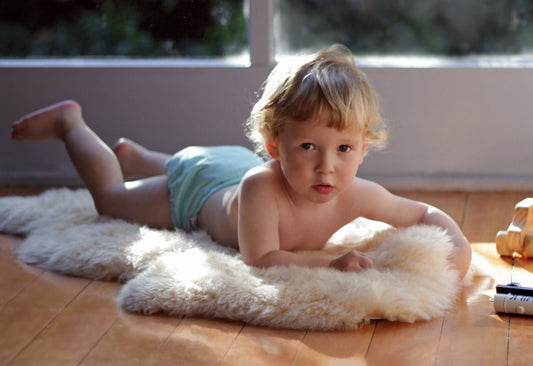 Bowron Sheepskins Baby Care Longwool Hide Rug - Love-Rugs alternate image