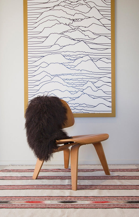 Bowron Sheepskins Nomad Tibetan Lambskins Cocoa Hide Rug - Love-Rugs alternate image