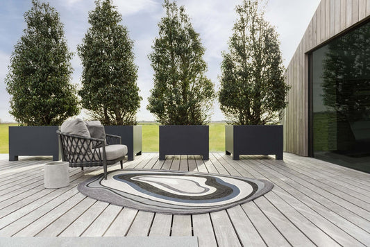 Brink & Campman Aura Outdoor Grey 477304 Rug - Love-Rugs alternate image