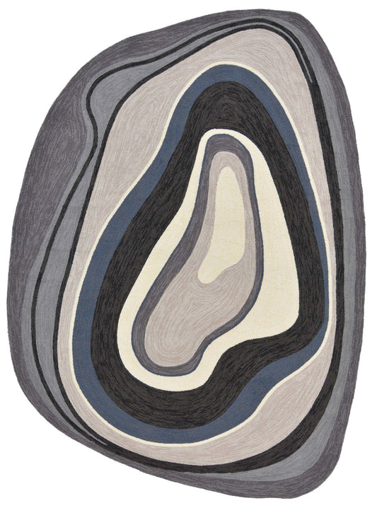 Brink & Campman Aura Outdoor Grey 477304 Rug - Love-Rugs