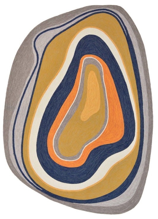 Brink & Campman Aura Outdoor Ochre 477306 Rug - Love-Rugs