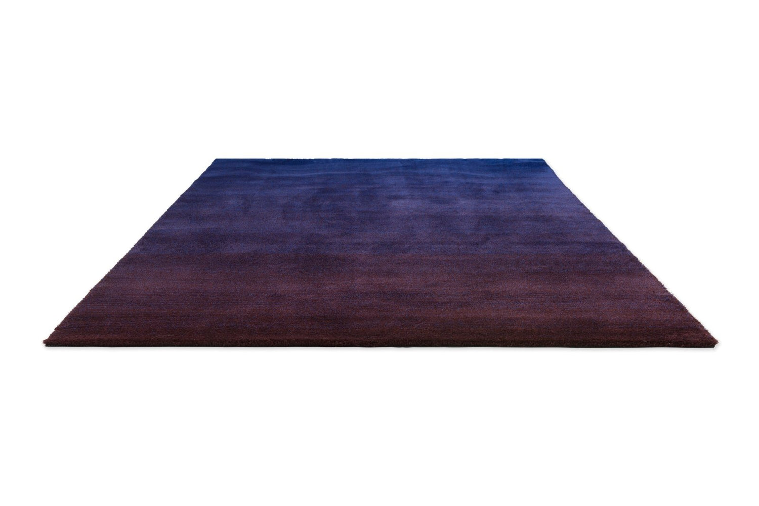 Brink & Campman Shade Low Electric Blue/Aubergine Rug - Love-Rugs