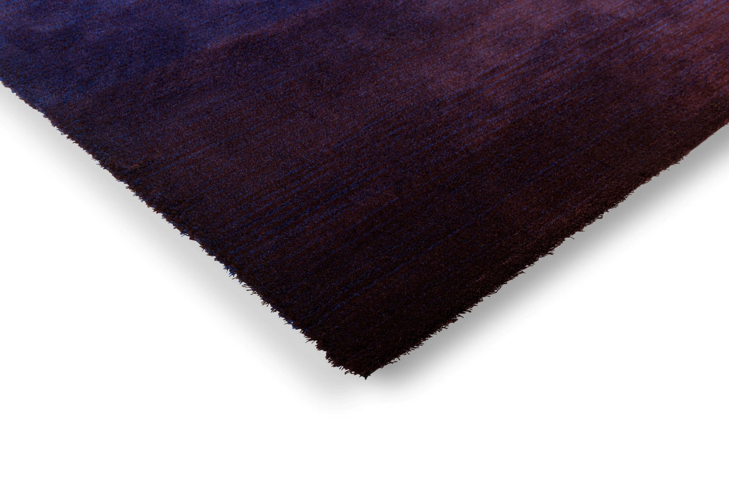 Brink & Campman Shade Low Electric Blue/Aubergine Rug - Love-Rugs