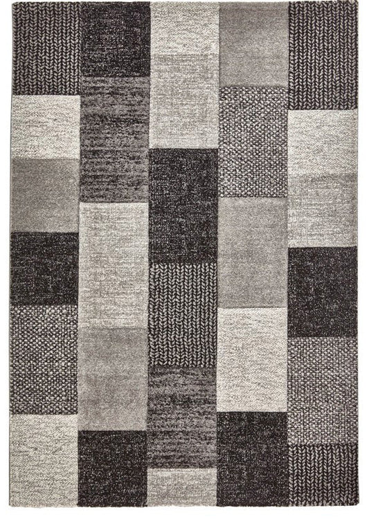 Brooklyn 21830 - Grey / Black Rug - Love-Rugs alternate image