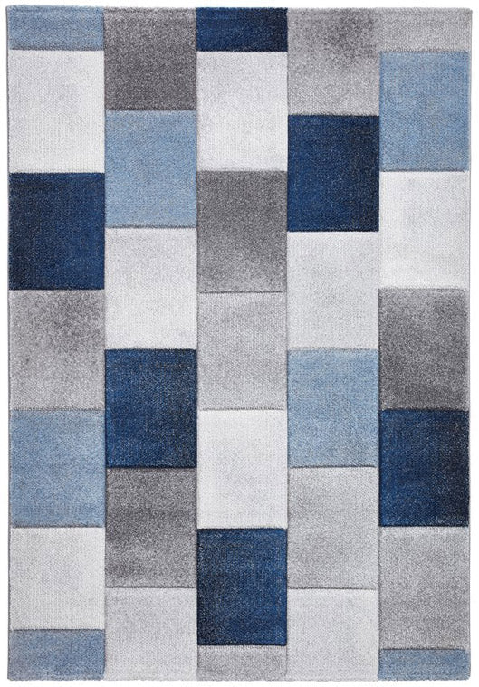 Brooklyn 21830 - Grey / Blue Rug - Love-Rugs alternate image