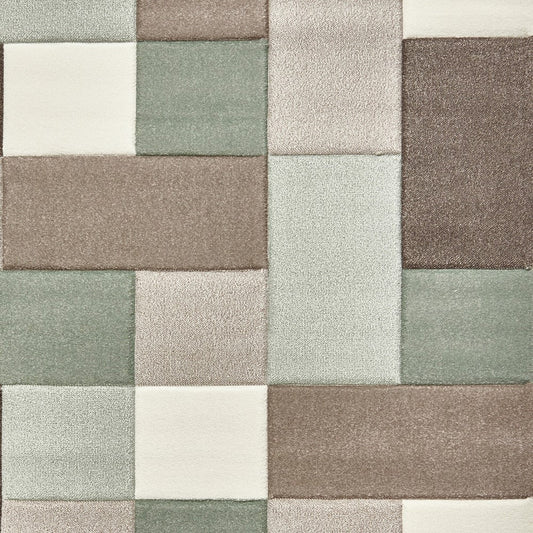 Brooklyn 646 - Beige / Green Runner Rug - Love-Rugs alternate image