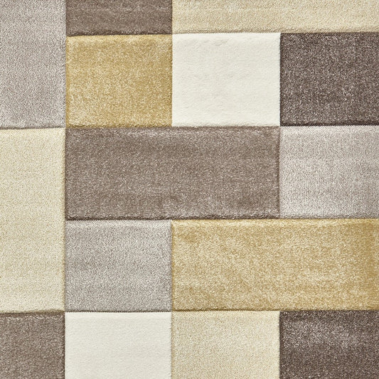 Brooklyn 646 - Beige / Yellow Runner Rug - Love-Rugs alternate image