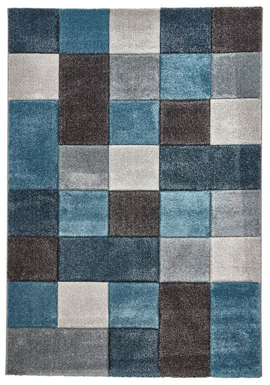 Brooklyn 646 - Blue / Grey Rug - Love-Rugs alternate image