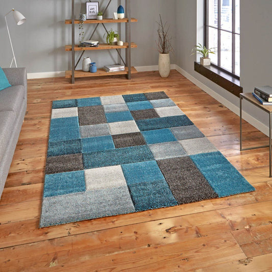 Brooklyn 646 - Blue / Grey Rug - Love-Rugs