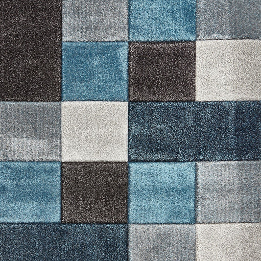 Brooklyn 646 - Blue / Grey Runner Rug - Love-Rugs alternate image