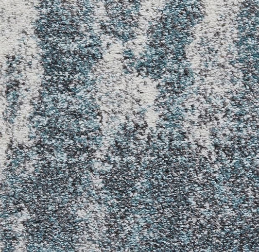 Brooklyn 8595 - Ivory Blue Runner Rug - Love-Rugs alternate image