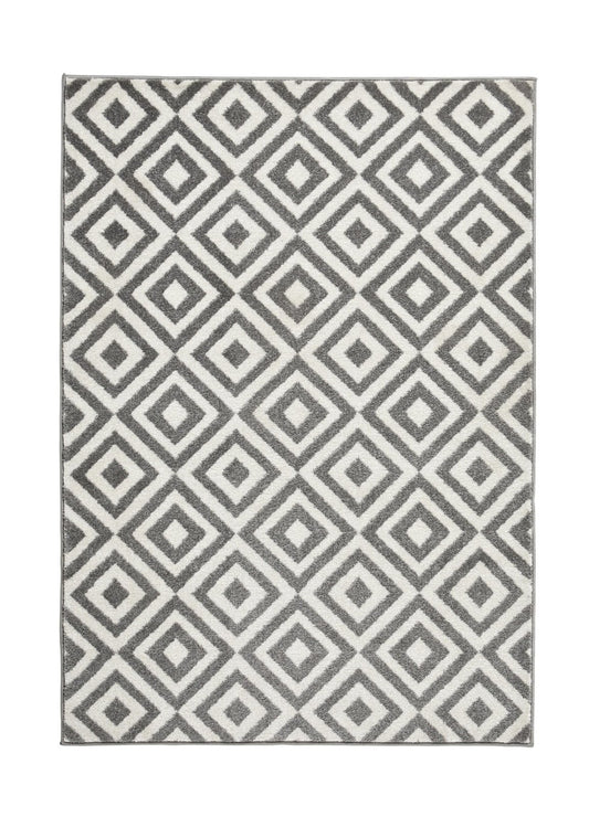Brooklyn BRK89 Grey/White Rug - Love-Rugs alternate image