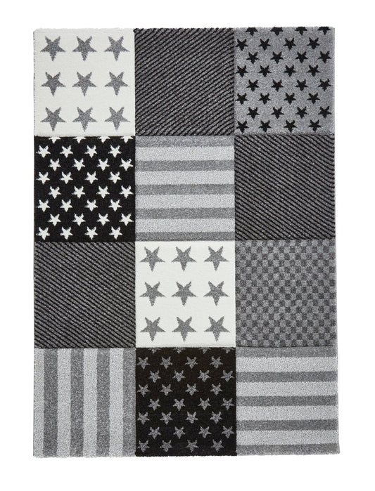 Brooklyn Kids 777 Grey Rug - Love-Rugs