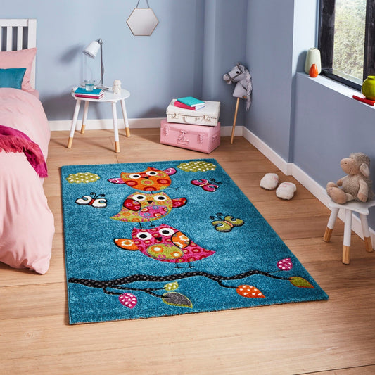 Brooklyn Kids 793 Blue Rug - Love-Rugs alternate image