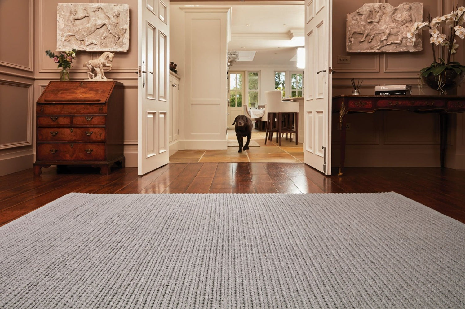 Cable Warm Grey Rug – Love-Rugs