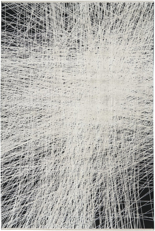 Calvin Klein Balian CK55 BKSIL Rug - Love-Rugs