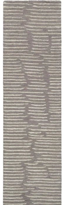 Calvin Klein CK010 Linear LNR01 Grey Runner Rug - Love-Rugs