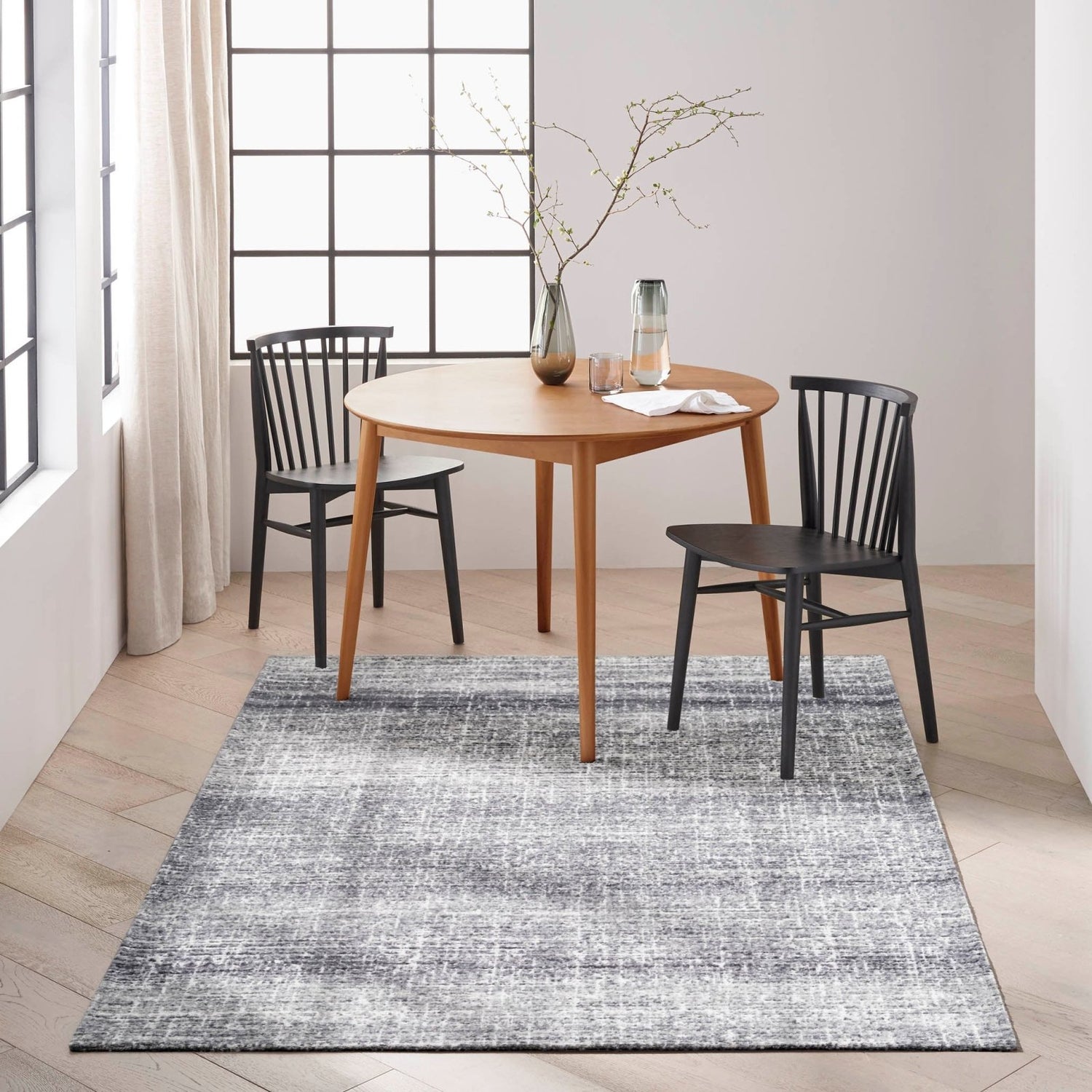 Calvin Klein Ck015 Safi SFR01 Silver Grey Rug - Love-Rugs