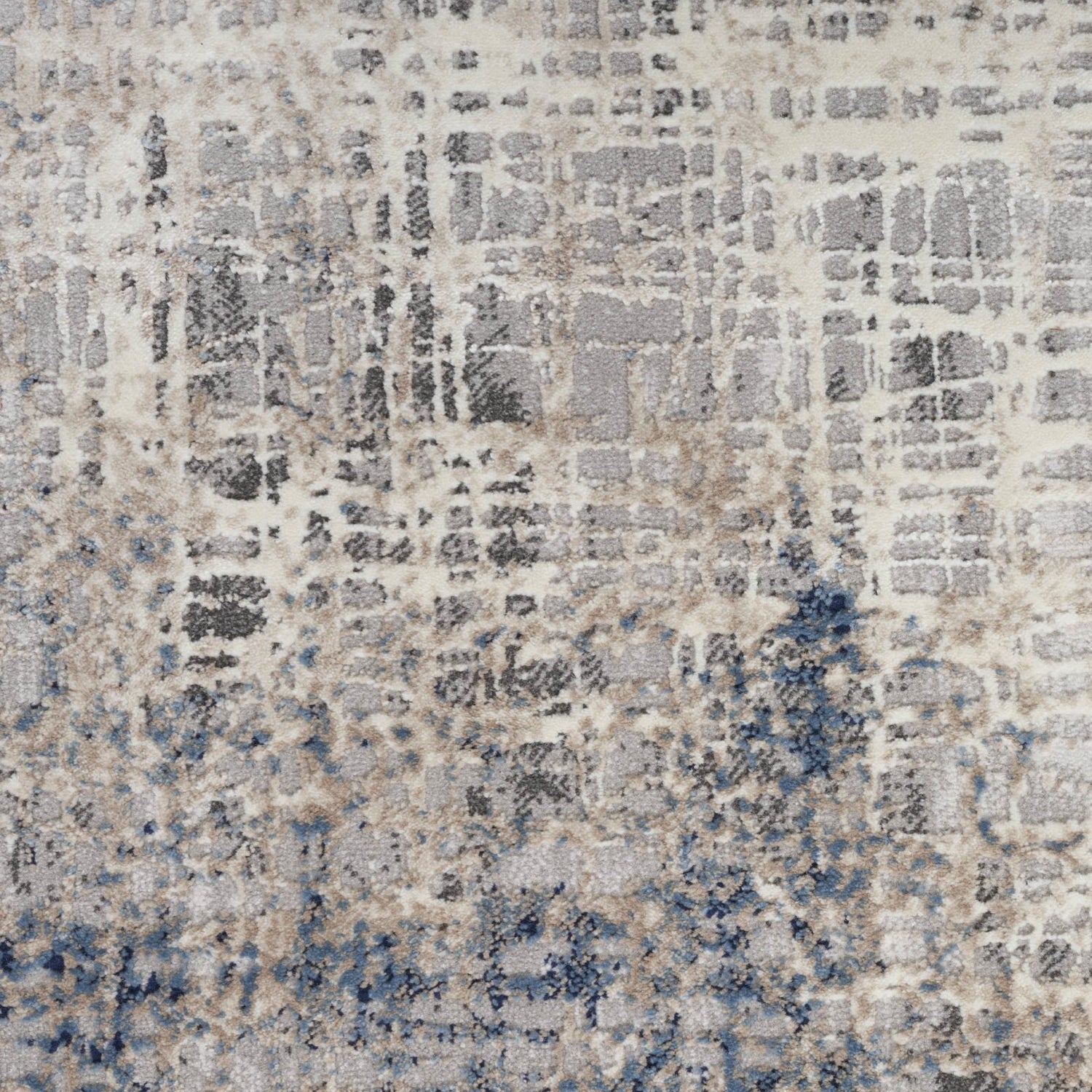 Calvin Klein Ck022 Infinity IFN01 Blue Multicolor Rug - Love-Rugs