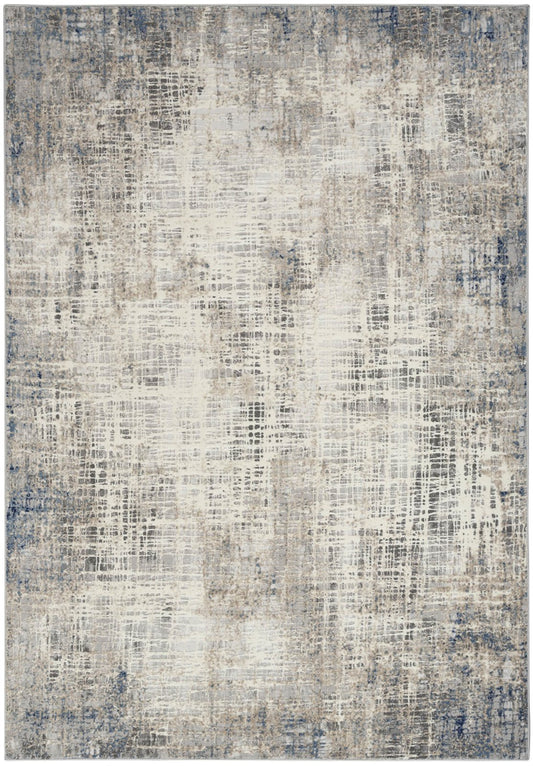 Calvin Klein Ck022 Infinity IFN01 Blue Multicolor Rug - Love-Rugs