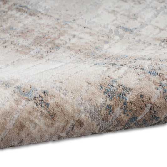 Calvin Klein Ck022 Infinity IFN02 Ivory/Grey/Blue Runner Rug - Love-Rugs alternate image