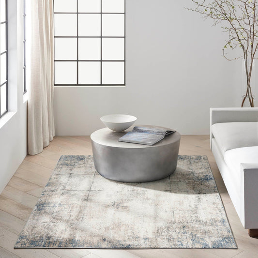 Calvin Klein Ck022 Infinity IFN03 Ivory/Grey Rug - Love-Rugs alternate image