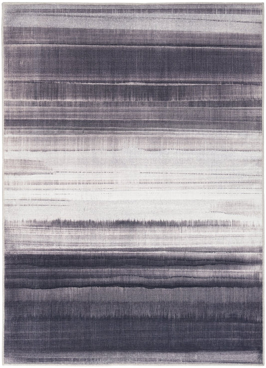 Calvin Klein CK031 Launder Ivory Black Rug - Love-Rugs