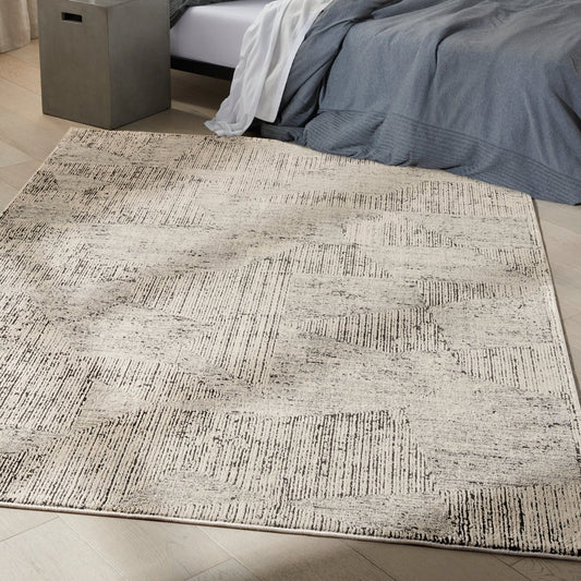 Calvin Klein Irradiant IRR01 Cream Black Rug - Love-Rugs alternate image