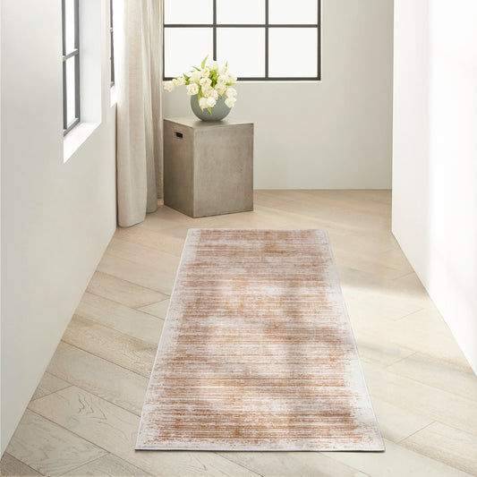 Calvin Klein Irradiant IRR03 Rose Gold Runner Rug - Love-Rugs alternate image