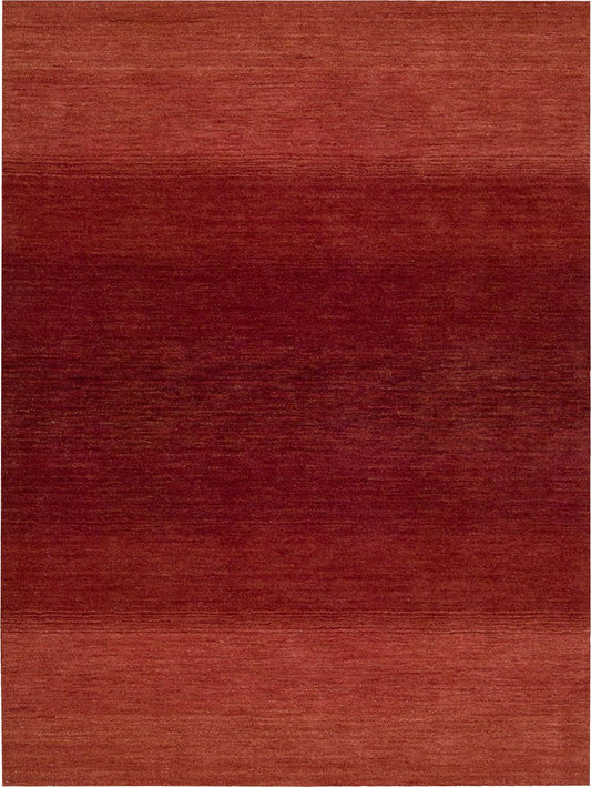 Calvin Klein Linear Glow GLO01 Sumac Red Rug - Love-Rugs