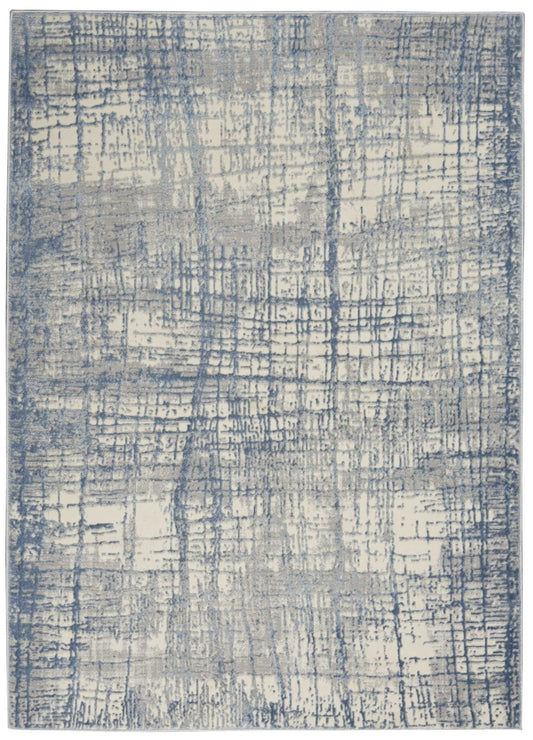 Calvin Klein Rush CK950 Ivory / Blue Rug - Love-Rugs alternate image