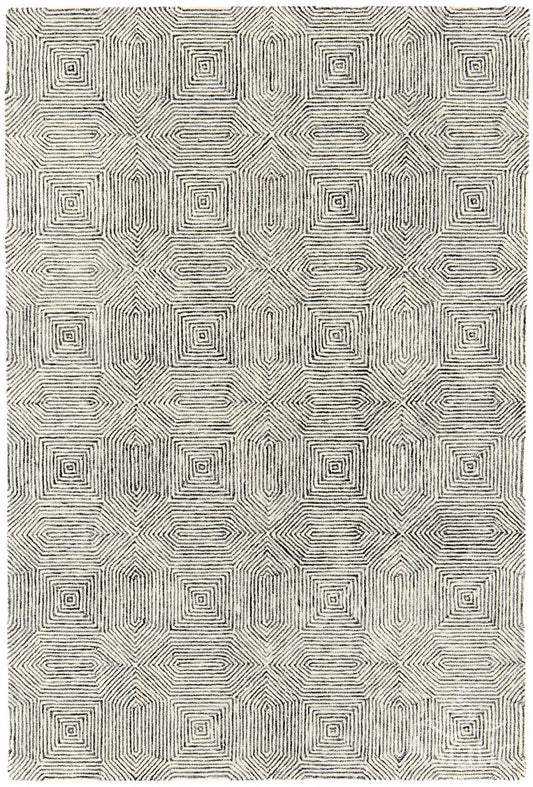 Camden Black/White Rug - Love-Rugs