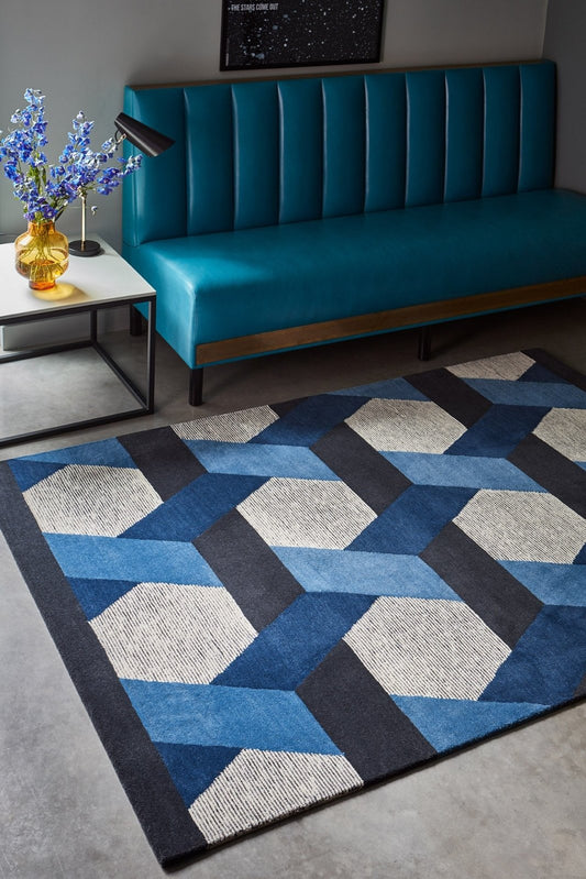 Camden Blue Rug - Love-Rugs alternate image