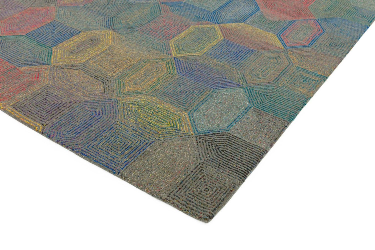 Camden Grey/Multi Rug – Love-Rugs