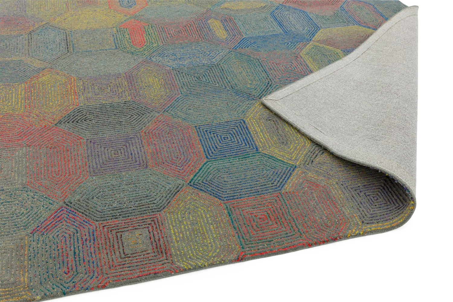 Camden Grey/Multi Rug – Love-Rugs