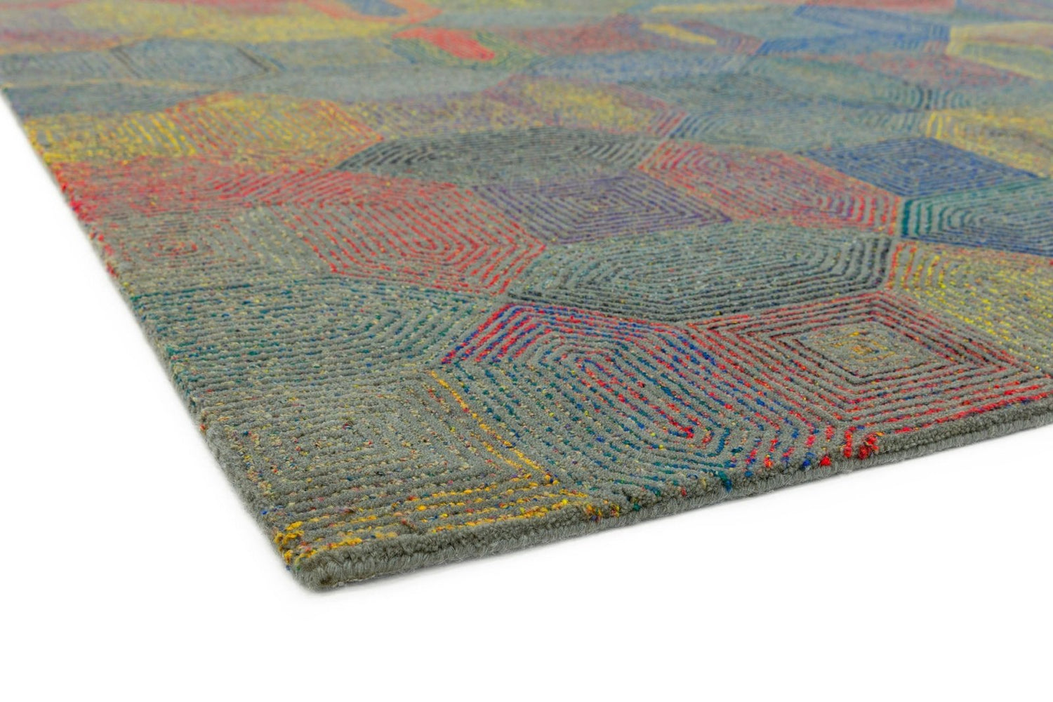 Camden Grey/Multi Rug – Love-Rugs