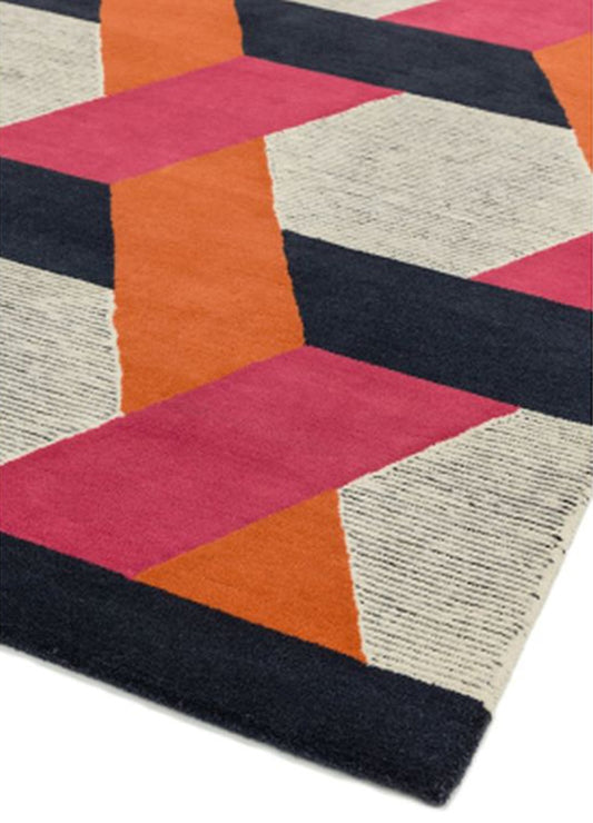 Camden Orange Rug - Love-Rugs alternate image