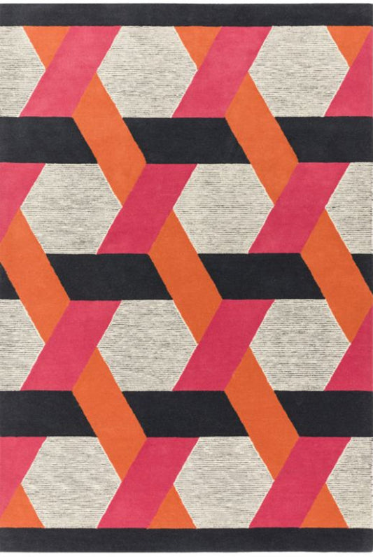 Camden Orange Rug - Love-Rugs