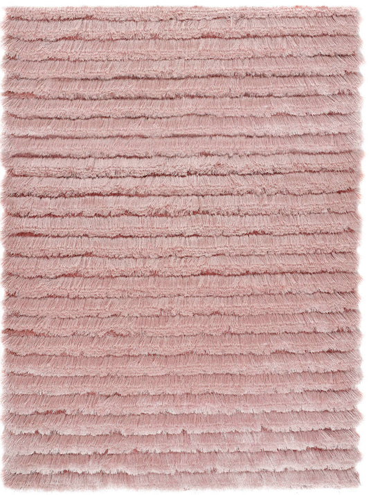 Carved Glamour Blush Pink Rug - Love-Rugs