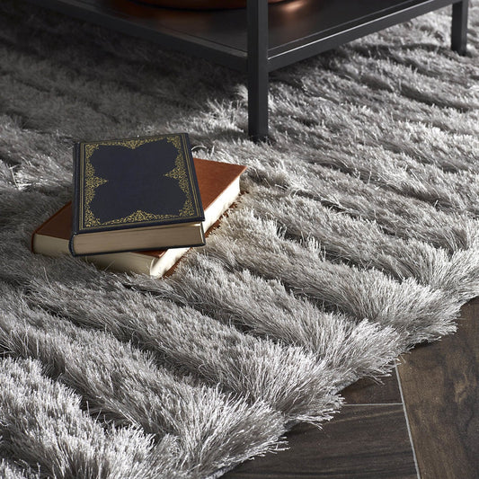 Carved Glamour Silver Rug - Love-Rugs alternate image