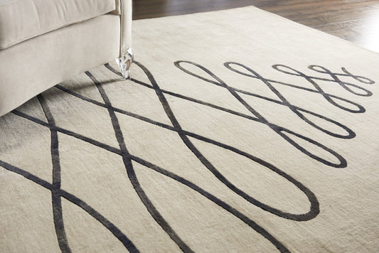 Christopher Guy Wool & Silk Collection CGS09 SEA SAND Rug - Love-Rugs alternate image