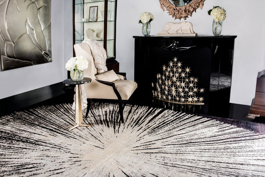 Christopher Guy Wool & Silk Collection CGS21 NOIR Rug - Love-Rugs alternate image
