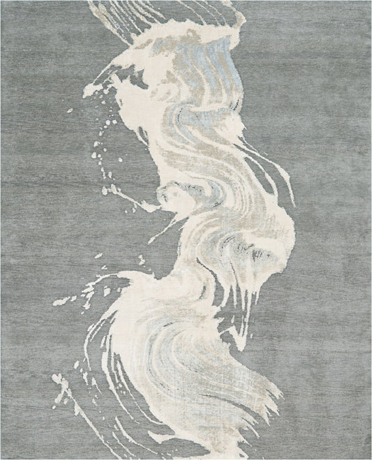 Christopher Guy Wool & Silk Collection CGS22 CHIC GREY Rug - Love-Rugs